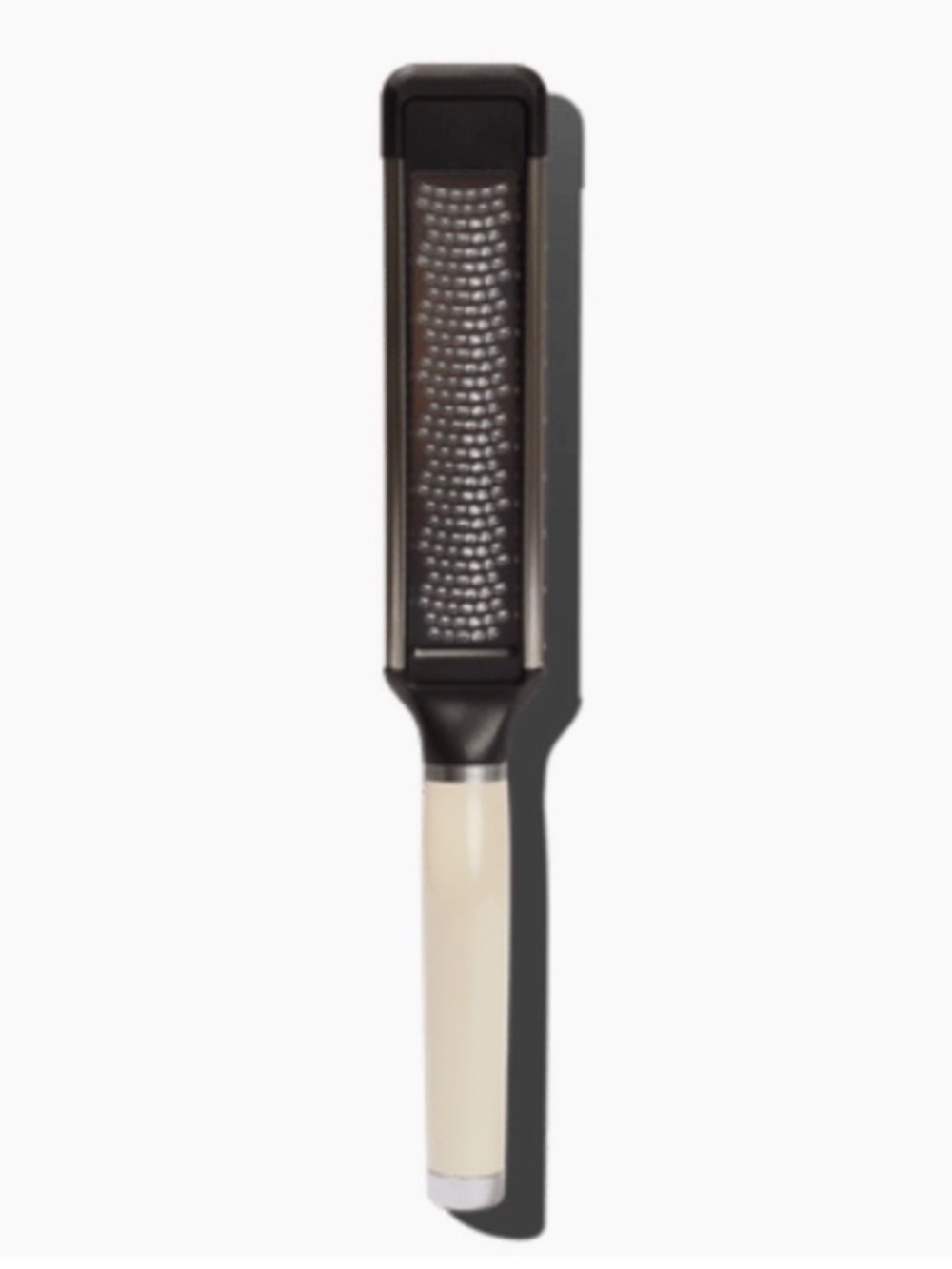 New KitchenAid Hand Held Fine 2-Way Paddle Grater/Zester with Cover Almond Cream